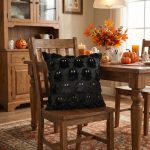 Sm:)e Embroidered Goost Plush Faux Fur Jacquard Halloween Throw Pillow Cover 18x18 Inch White, Set of 2 Silky Soft Cushion Case for Sofa Couch - Image 43