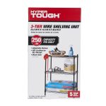 Hyper Tough Multipurpose 3-Tier Wire Shelving Rack, Black, 750 lbs Capacity - Image 10